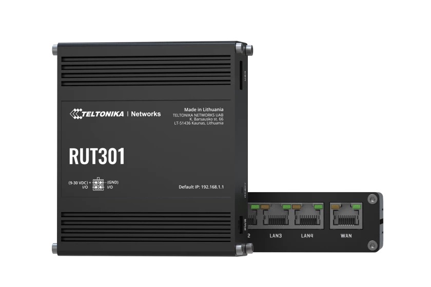 [RUT301] RUT301 Router Industrial - Ethernet - USB - Teltonika