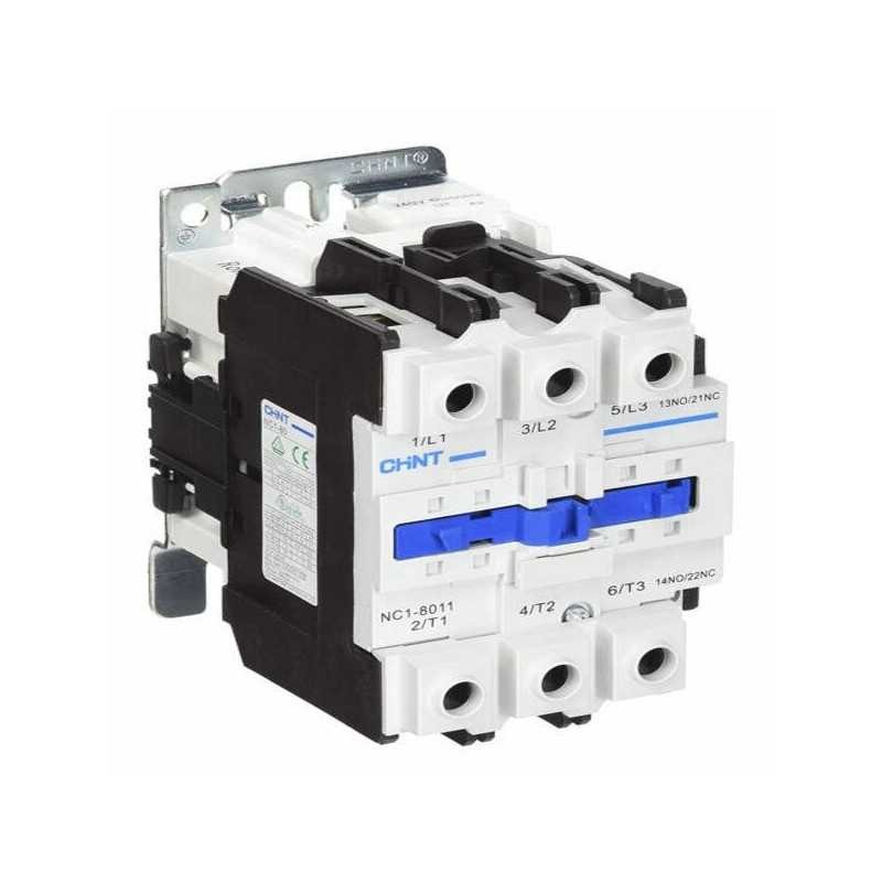Contactor NC1, 50A 3P+1NA+1NC; 22KW (AC3/380V) control 220V - Chint - 03010508011CH