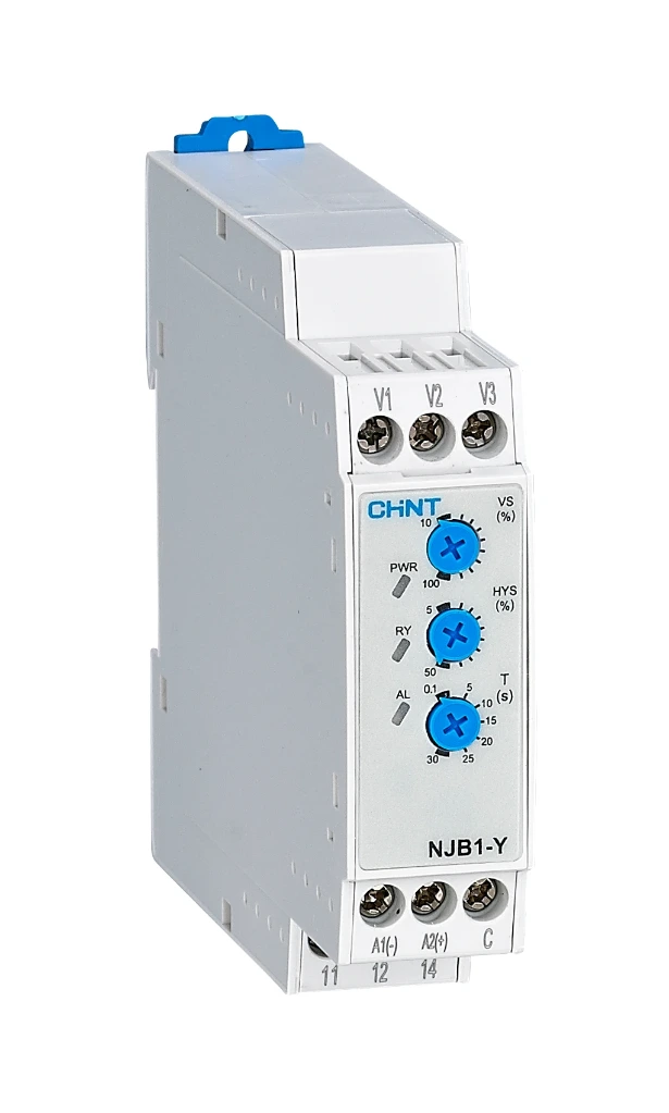 Rele monofas. S/B voltaje AC/DC 60V-600V, alim. 220VAC - CHINT - 0506001CH
