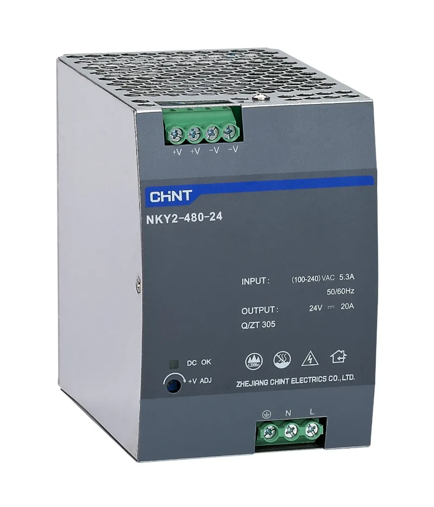 [610912060CH] Fuente de Poder 12VDC 6,25A/75W 90-264VAC Riel DIN - Chint - 610912060CH