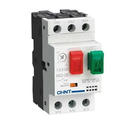 [09031400CH] Guardamotor c/tecla NS2-80B (regulación 25-40A) 15kA