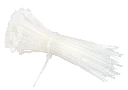 Amarras Plásticas Blancas 8x450mm (Bolsa 100u) - Cirkon Electric