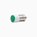 Lámpara LED indicadora BA9S 24V verde - Chint