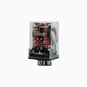 Relé enchufable octal JMK2P-I 24Vca 2 inversores 10A - Chint