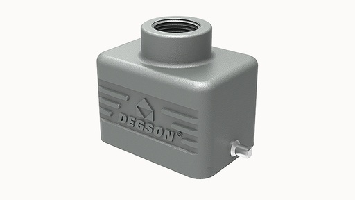 [D10B-TE-2g-PG16] Carcasa Metálica Recta para DE-010 - Degson - D10B-TE-2g-PG16