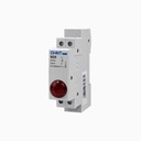 Piloto LED Modular Riel DIN Rojo 24V AC/DC IP20 ND9-1 - Chint