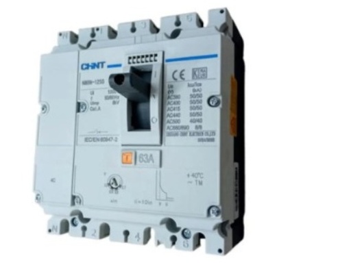 [07224020100CH271559] Interruptor NM8N-125C 4P 100A MCCB 70-100A 415V 36KA - 07224020100CH