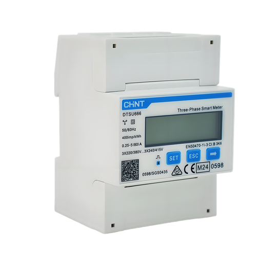 [2713423CH313275] Analizador de Energía 1.5(6)A 3P+N RS485 Montaje a riel DIN - CHINT - 2713423CH