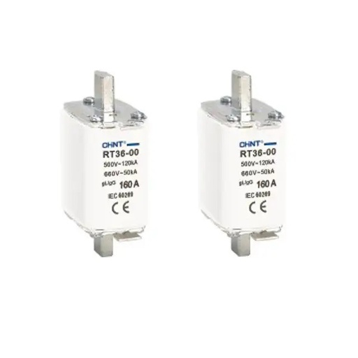 [21011160CH] Fusible NH 1, 160A curva gG/gL, 690V 50KA - CHINT - 21011160CH