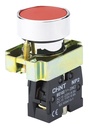Pulsador rojo, metalico, led 220Vac, 1NC, IP40, NP2 - Chint - 2506102CH