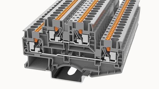 [DSKK4-01P-11-00A(H)] Borne Push In Dos Pisos 4mm DSKK4 - Degson