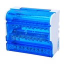 Repartidor tetrapolar 4p 11 salidas, 125A montaje riel DIN - Cirkon Electric