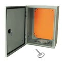 Gabinete Tablero Metálico 1 Puerta 300x200x150 Ral 7032 - Cirkon electric