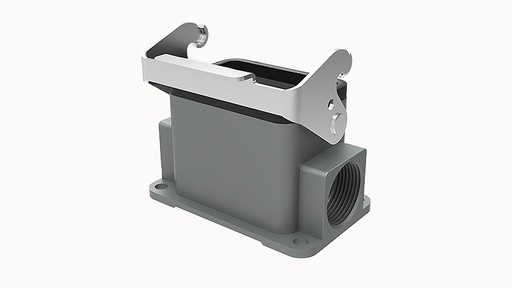 [D10B-SF-1L-PG16] Base Metálica Sobrepuesta en angulo para DE-010 - Degson - D10B-SF-1L-PG16