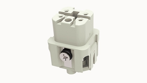 [DA-004-FS] Conector Industrial Cuadrado Hembra 4+PE - Degson - DA-004-FS