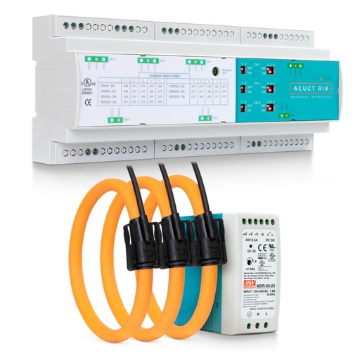[RIK47-5A] Conversor RIK Flexible a 5A con bobinas RCT47 - ACCUENERGY - RIK47-5A