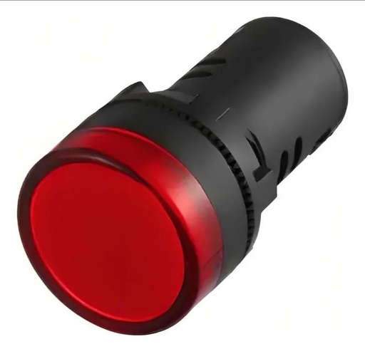 [ENAU-TS-AD22-22DS-RED-220V] Luz Piloto LED Roja 22mm