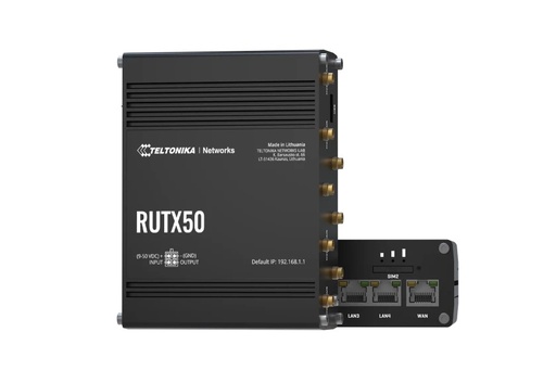 [RUTX50] Router RUTX50 Industrial Teltonika - Ethernet - Wi-Fi - 5G - Doble SIM