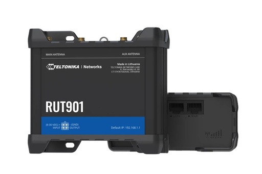 [RUT901] Router Industrial Teltonika RUT901 - Ethernet - Wi-Fi - 4G LTE - Doble SIM