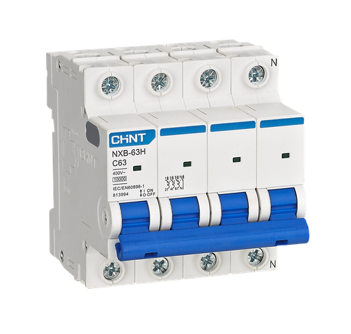 [07035420CH] Interruptor NXB-63H 4Px20A 10kA curva B CHINT - 07035420CH