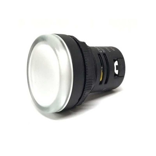 [2502020CH] Luz Piloto LED Blanco 22MM 24VAC/DC ND16-22DS/2 - Chint - 2502020CH