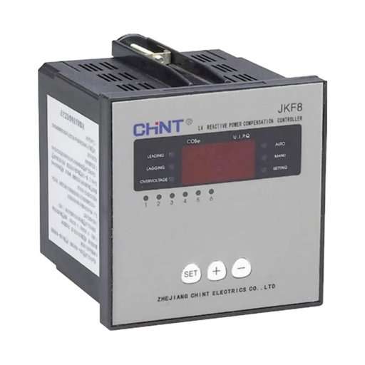[150406CH] Controlador Factor de Potencia, JKF8 6 pasos, contr. 400Vac, 120x120mm - Chint - 150406CH
